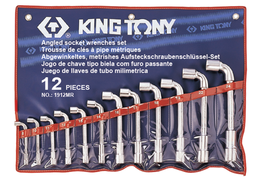  Bộ ống điếu 12 cái Kingtony 1912MR (8-24mm) 