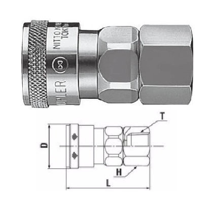  Khớp nối nhanh Cupla Nitto 20SF 