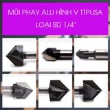  Mũi phay alu chữ V (6.35 x 9.5mm) TTPusa 223-001003-SD 