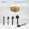 Mũi phay alu chữ V (6.35 x 6.35mm) TTPusa 223-001001-SD