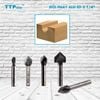Mũi phay alu chữ V (6.35 x 9.5mm) TTPusa 223-001003-SD