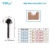 Mũi phay alu đào SD (6.35 x 8mm) TTPusa 223-001104-SD