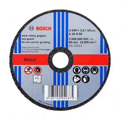  Đá cắt sắt Bosch 100x2.5x16mm 2608600091 