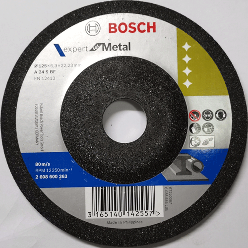  Đá mài sắt Bosch 125x6.3x22.2mm 2608600263 