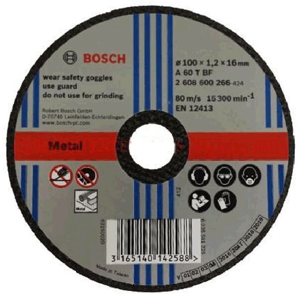  Đá cắt sắt Bosch 100x1.2x16mm 2608600266 