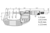  Panme điện tử đo ngoài Mitutoyo 293-240-30 (0-25mm/0.001mm) 
