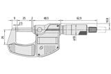  Panme điện tử đo ngoài Mitutoyo 293-831-30 (0-1"/0-25mm/0.001mm) 