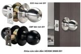  Khóa cửa nắm đấm VICKINI 30600.001 OBP đen mờ 201 