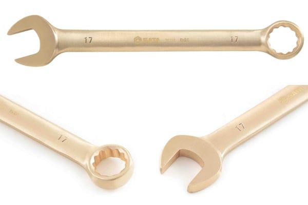  Cờ lê vòng miệng chống cháy nổ bằng đồng berili 17mm SATA 31112 