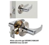  Khóa cửa tròn gạt VICKINI 31686.001 MSN/SSS inox mờ 201 