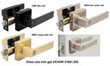  Khóa cửa tròn gạt VICKINI 31691.002 MSN ken xước mờ 