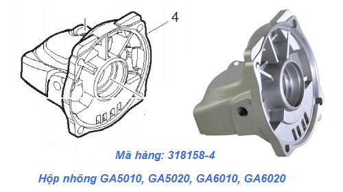  Hộp nhông máy GA5010, GA5020, GA6010, GA6020 (318158-4) 