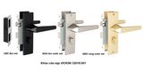  Khóa cửa nẹp VICKINI 32018.001 OBP đen mờ, ruột chốt 