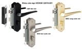  Khóa cửa nẹp VICKINI 32019.001 OBP đen mờ, ruột chốt 