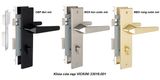  Khóa cửa nẹp VICKINI 33018.001 OBP đen mờ, ruột chốt 