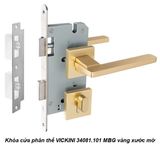  Khóa cửa phân thể VICKINI 34081.101 MBG vàng xước mờ, ruột chốt 