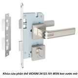  Khóa cửa phân thể VICKINI 34123.101 MSN ken xước mờ, ruột chốt 