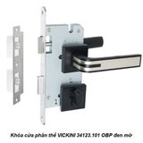  Khóa cửa phân thể VICKINI 34123.101 OBP đen mờ, ruột chốt 