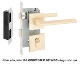  Khóa cửa phân thể VICKINI 34290.003 MBG vàng xước mờ, ruột chốt toilet 