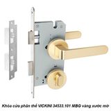  Khóa cửa phân thể VICKINI 34533.101 MBG vàng xước mờ, ruột chốt 