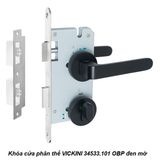  Khóa cửa phân thể VICKINI 34533.101 OBP đen mờ, ruột chốt 