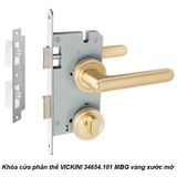  Khóa cửa phân thể VICKINI 34654.101 MBG vàng xước mờ, ruột chốt 
