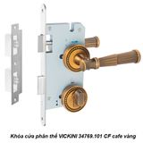  Khóa cửa phân thể VICKINI 34769.101 CF cafe vàng, ruột chốt 