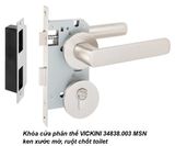  Khóa cửa phân thể VICKINI 34838.003 MSN ken xước mờ, ruột chốt toilet 