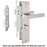  Khóa cửa nẹp VICKINI 35001.101 MSN ken xước mờ, ruột chốt 
