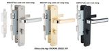  Khóa cửa nẹp VICKINI 35025.101 OBP/CP đen mờ/ crom bóng 