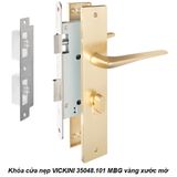  Khóa cửa nẹp VICKINI 35048.101 MBG vàng xước mờ, ruột chốt 