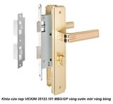  Khóa cửa nẹp VICKINI 35123.101 MBG/GP vàng xước mờ/ vàng bóng, ruột chốt 