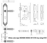 Khóa cửa nẹp VICKINI 35555.101 K18 mạ vàng K18 