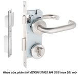  Khóa cửa phân thể VICKINI 37002.101 SSS inox 201 mờ, ruột chốt 