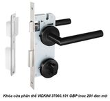  Khóa cửa phân thể VICKINI 37003.101 OBP inox 201 đen mờ, ruột chốt 