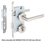  Khóa cửa phân thể VICKINI 37103.101 SSS inox 304 mờ, ruột chốt 