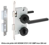  Khóa cửa phân thể VICKINI 37211.101 OBP inox 304 mờ, ruột chốt 