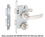  Khóa cửa phân thể VICKINI 37215.101 SSS inox 304 mờ, ruột chốt 
