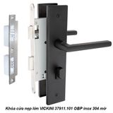  Khóa cửa nẹp lớn VICKINI 37911.101 OBP inox 304 mờ, ruột chốt 