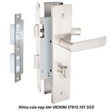  Khóa cửa nẹp lớn VICKINI 37915.101 SSS inox 304 mờ, ruột chốt 