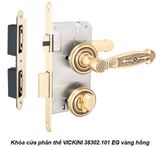  Khóa cửa phân thể VICKINI 38302.101 EG vàng hồng 