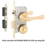  Khóa cửa phân thể VICKINI 38305.101 K24 mạ vàng K24 