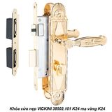  Khóa cửa nẹp VICKINI 38502.101 K24 mạ vàng K24 