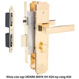  Khóa cửa nẹp VICKINI 38578.101 K24 mạ vàng K24 