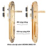  Khóa cửa đại sảnh VICKINI 38602.101 EG vàng hồng 