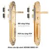 Khóa cửa đại sảnh VICKINI 38602.101 EG vàng hồng