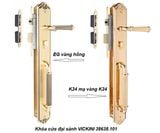  Khóa cửa đại sảnh VICKINI 38638.101 EG vàng hồng 