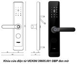  Khóa cửa điện tử VICKINI 39605.001 OBP đen mờ 