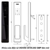  Khóa cửa điện tử VICKINI 39705.002 OBP đen mờ 