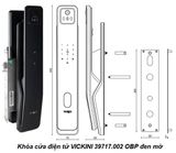  Khóa cửa điện tử VICKINI 39717.002 OBP đen mờ 